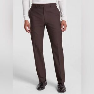 🆕 NWT Michael Kor’s Matisse Men's Comfort Stretch Dark Brown Dress Pants